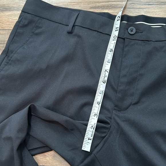AMAZON ESSENTIAL CHINO PANTS CLASSIC FIT BLACK NEW 38W x 28L - Picture 7 of 14